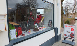 Fietswinkel en fietsenmaker.